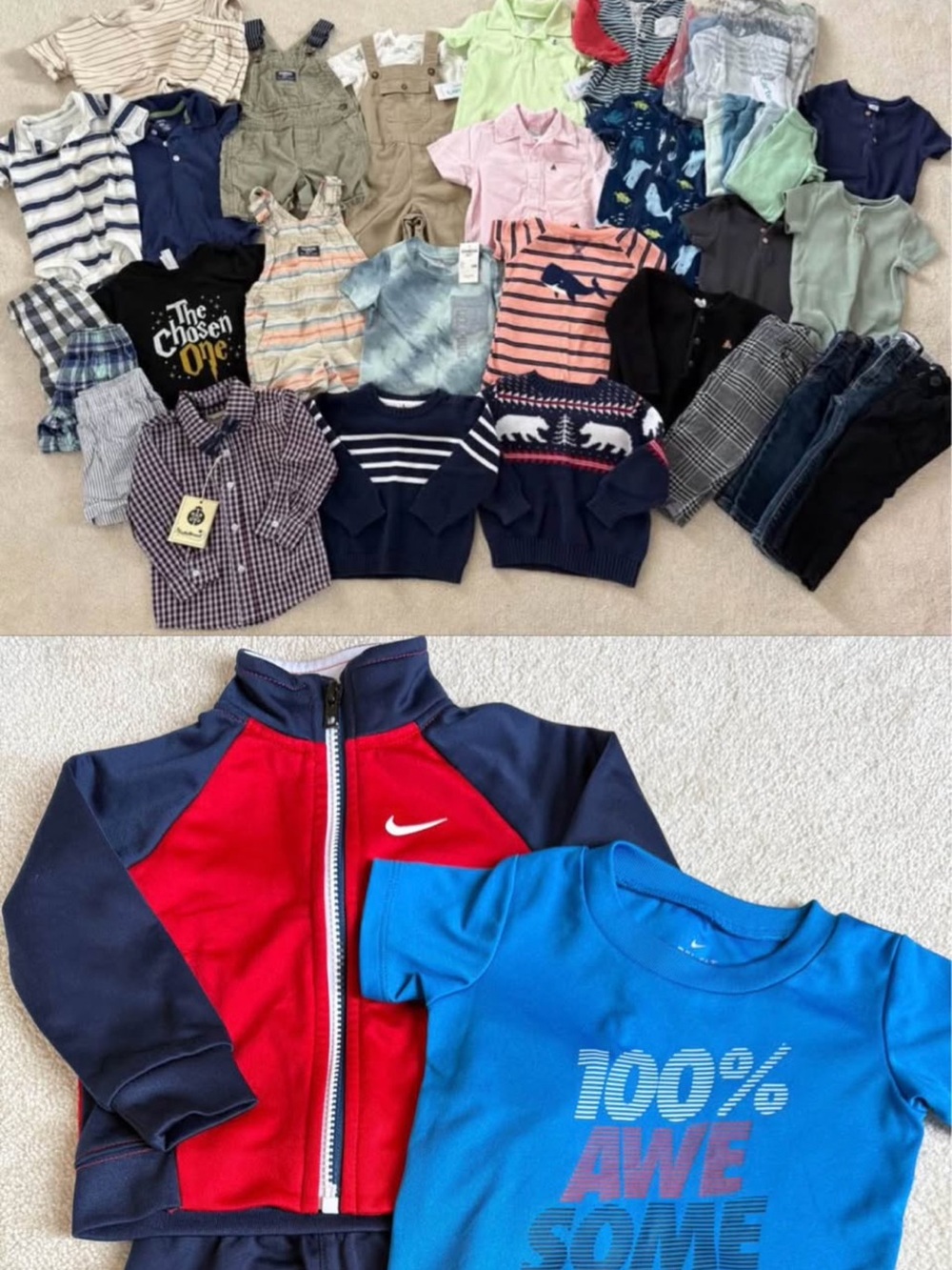 BABY CLOTHES: 12 mo. and 12-18 mo.